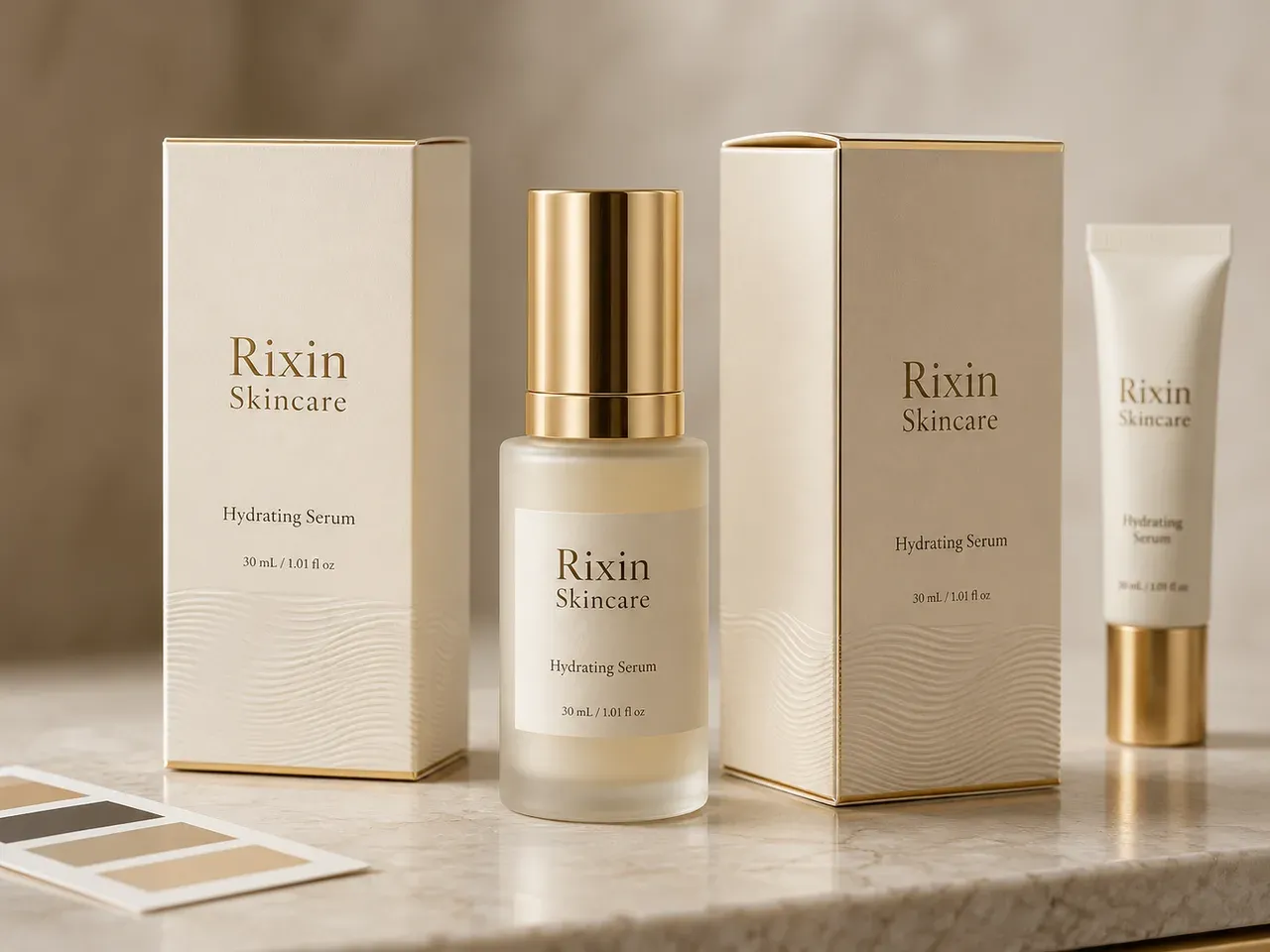 Approved real Rixin quality-control workspace or retained-sample area
